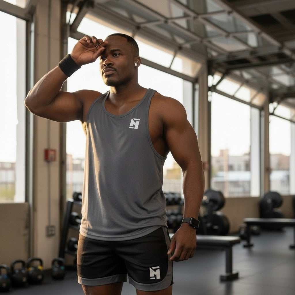 Men's muscle gym vest stringer