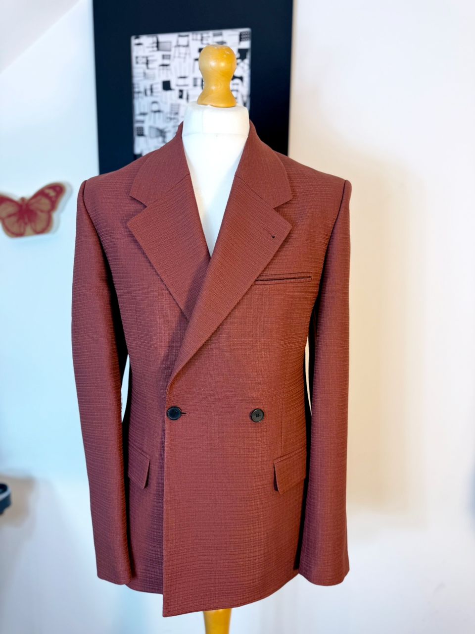 Maroon Silk Tuxedo