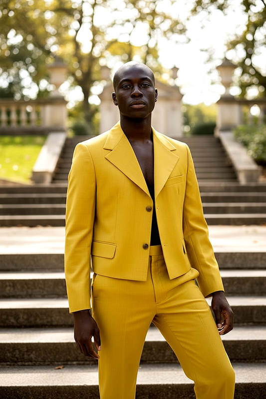 Bello Boxy cropped single breasted jacket and trouser